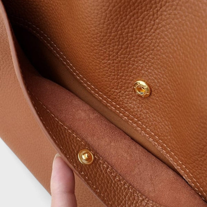Leonie Ansbach | Elegante Schultertasche Aus Leder