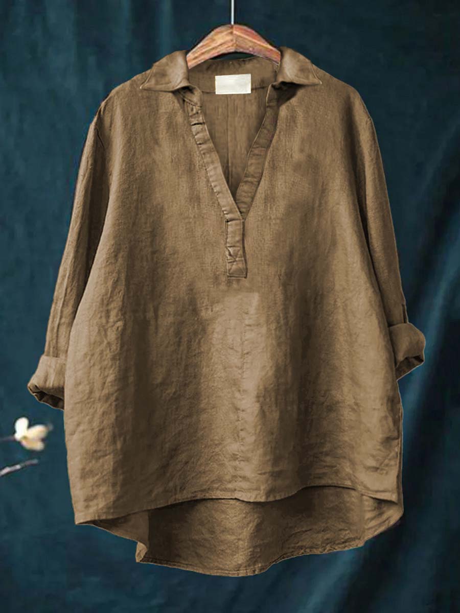 Ida Aachen | Elegante Sommerbluse in Rosé Grau