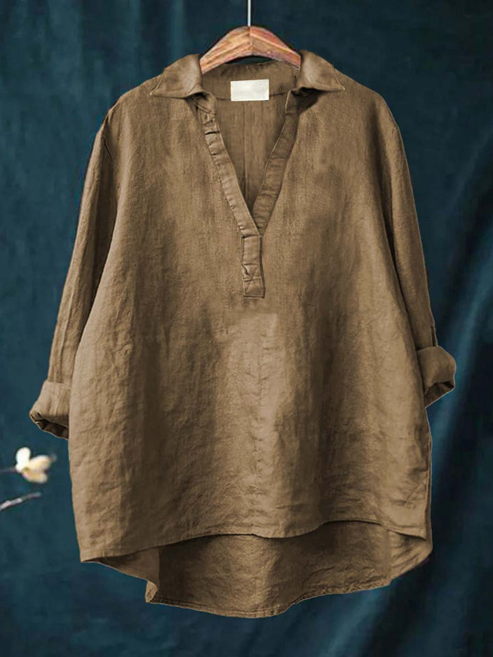 Ida Aachen | Elegante Sommerbluse in Rosé Grau