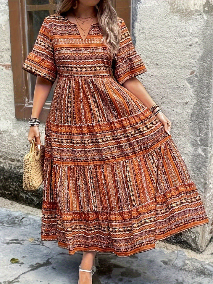 Irmgard Worms | Fließendes Ethno-Kleid