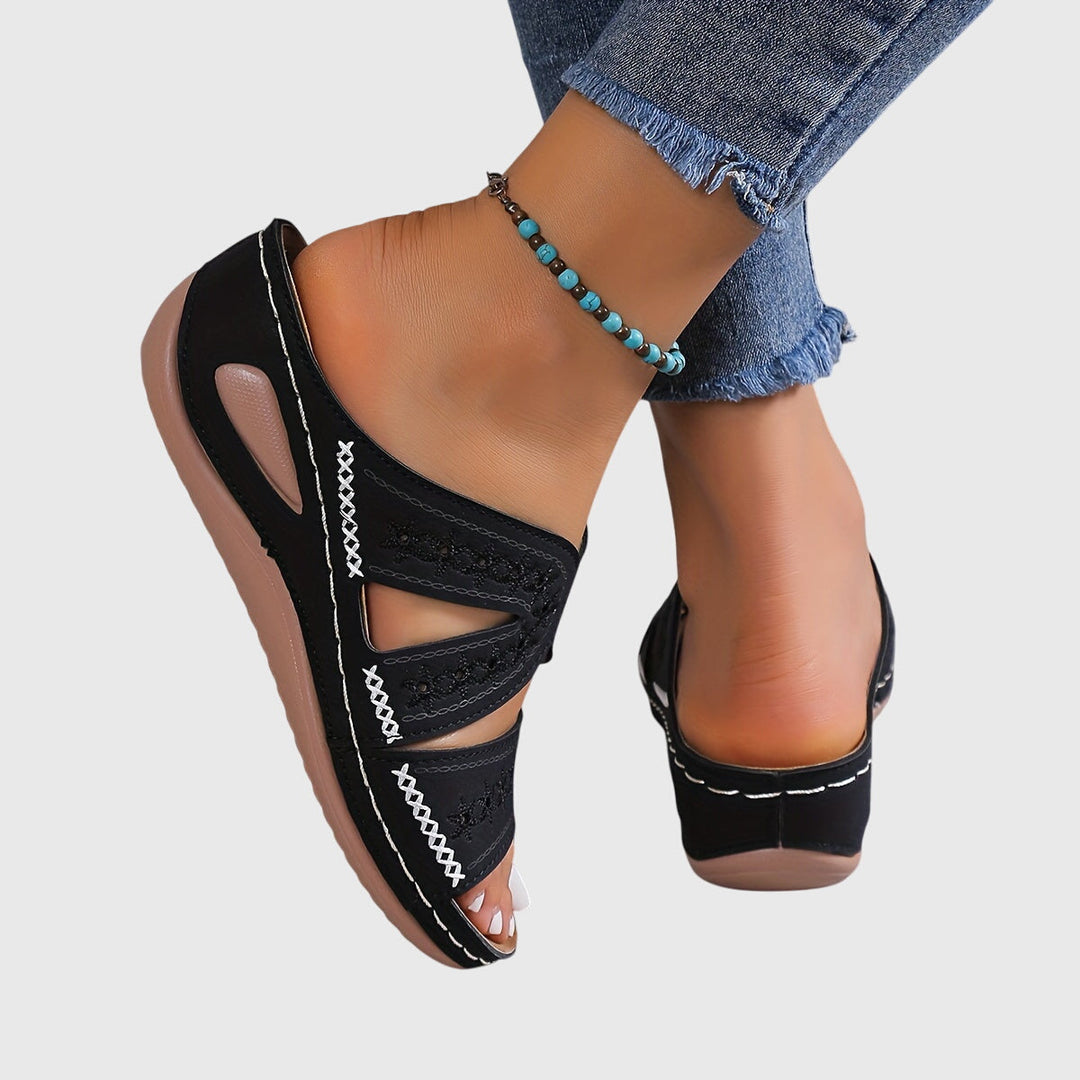 Isolde Meissen | Elegante Orthopädische Sandalen in Blau