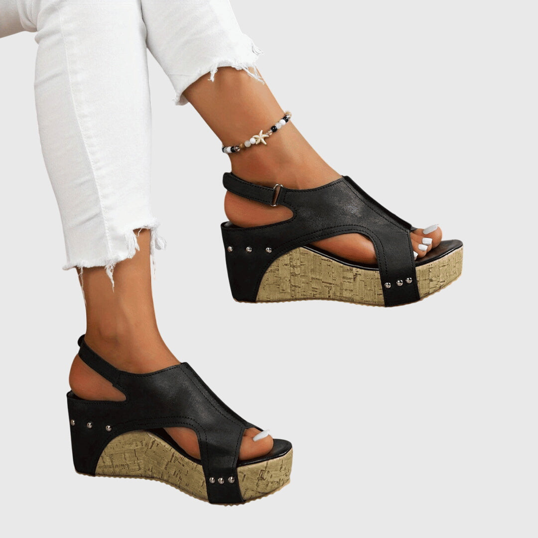 Luise Wismar | Schicke Orthopädische Sandalen in Beige