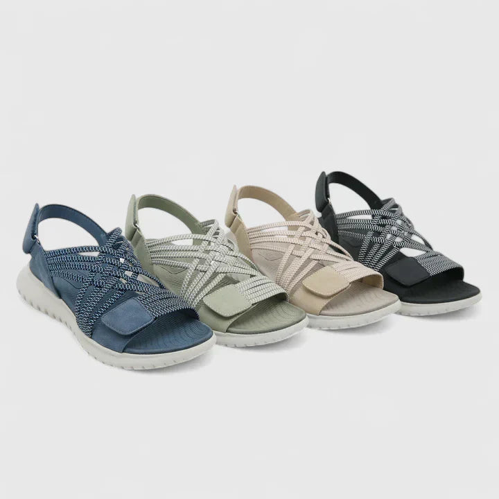 Johanna Coburg | Bequeme Orthopädische Sandalen in Grün