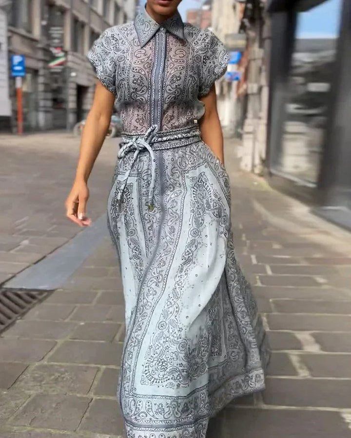 Amalia Lübeck | Bohemian Print Zweiteiliges Ensemble