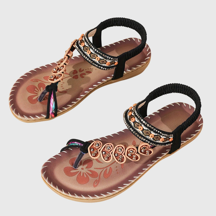 Theresa Konstanz | Elegante Orthopädische Sandalen in Braun