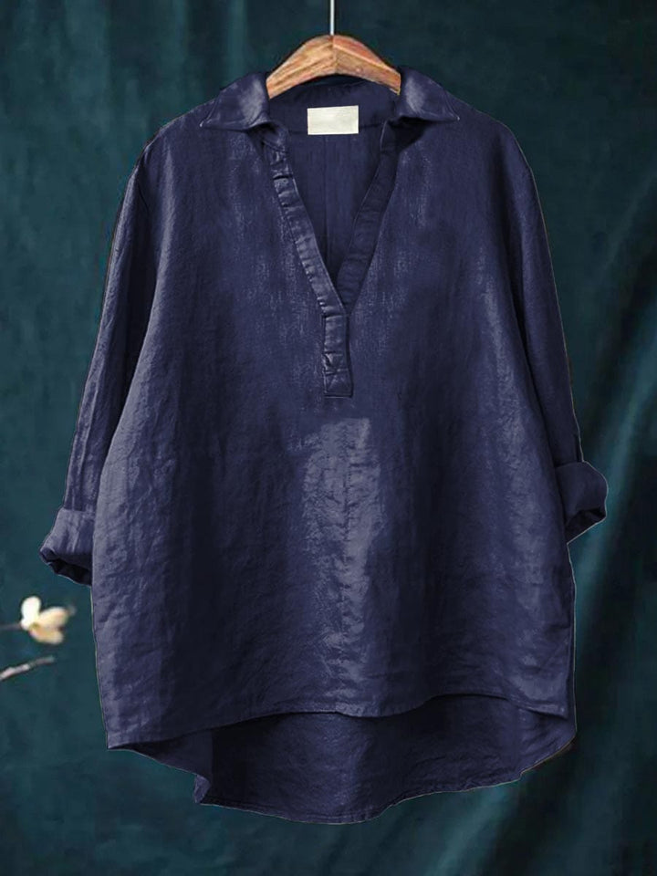 Ida Aachen | Elegante Sommerbluse in Rosé Grau