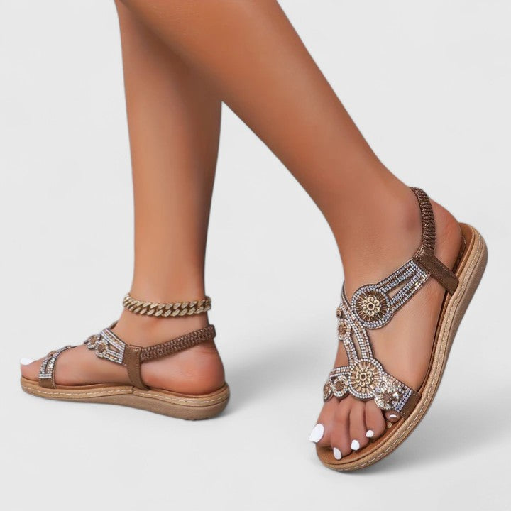 Sieglinde Lübeck | Orthopädische Komfortsandalen in Braun