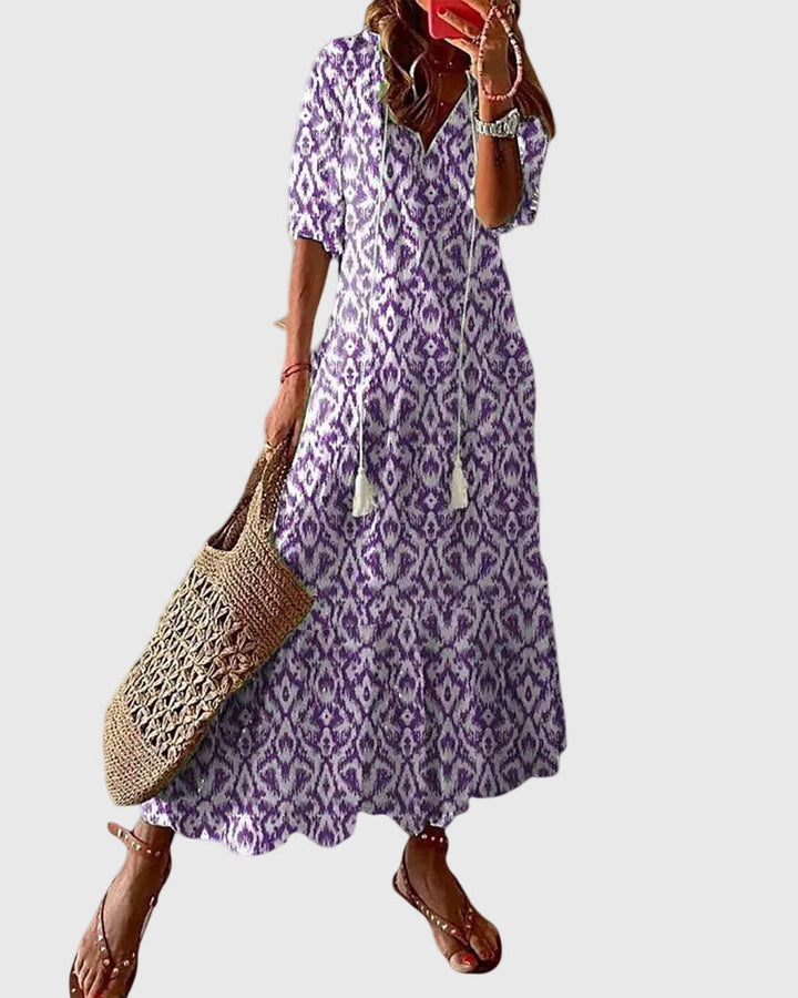 Irmgard Bautzen | Vintage Boho Maxikleid für Den Sommer