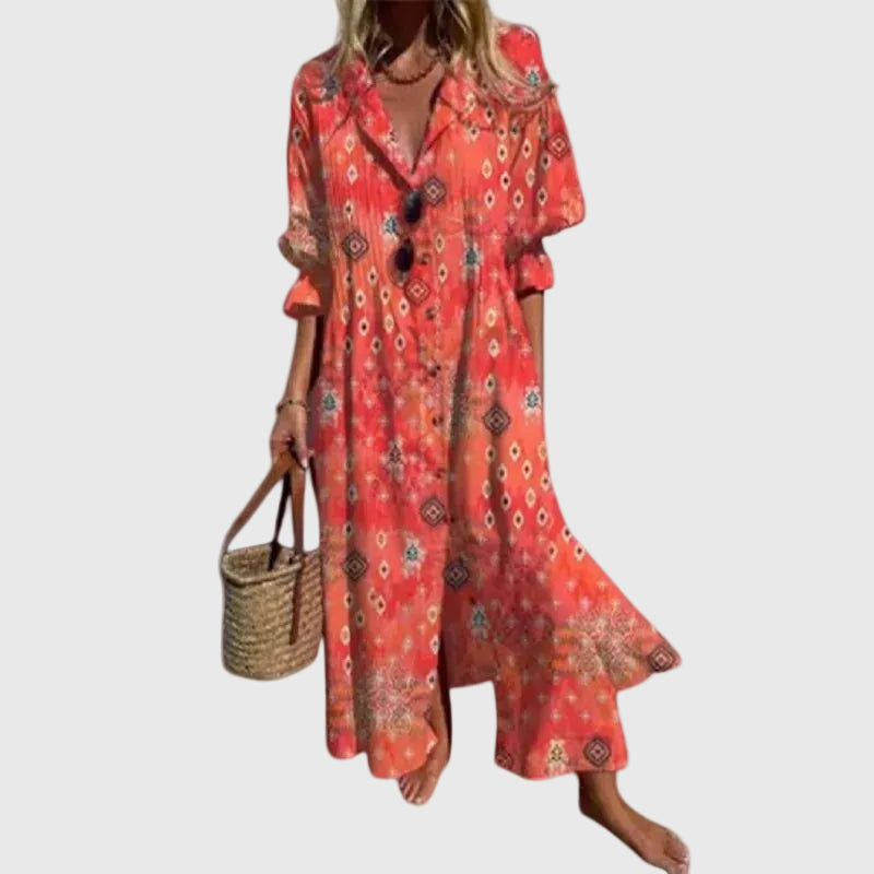 Leonie Marburg | Elegantes Maxikleid im Boho-Stil