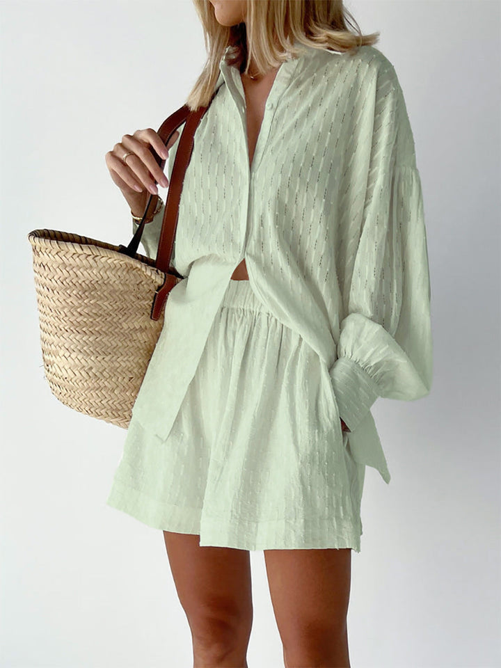 Almut Dresden | Leichtes Hemd und Shorts-Ensemble