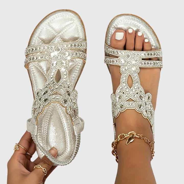 Gudrun Potsdam | Elegante Orthopädische Sandalen in Blau