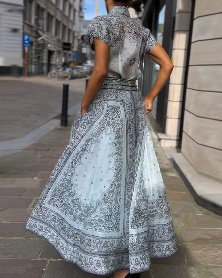 Amalia Lübeck | Bohemian Print Zweiteiliges Ensemble