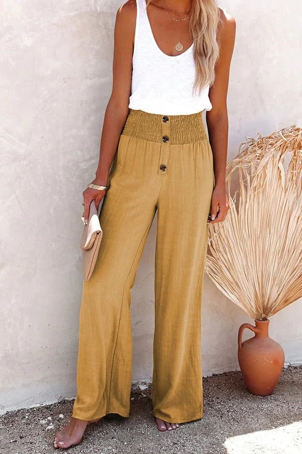 Hildegard Aachen | Hochtaillierte Lockere Hose