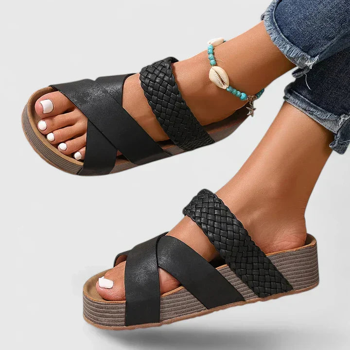 Rosalinde Bautzen | Elegante Orthopädische Sandalen in Braun