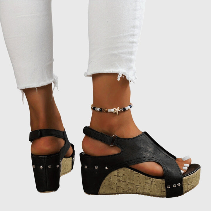 Luise Wismar | Schicke Orthopädische Sandalen in Beige