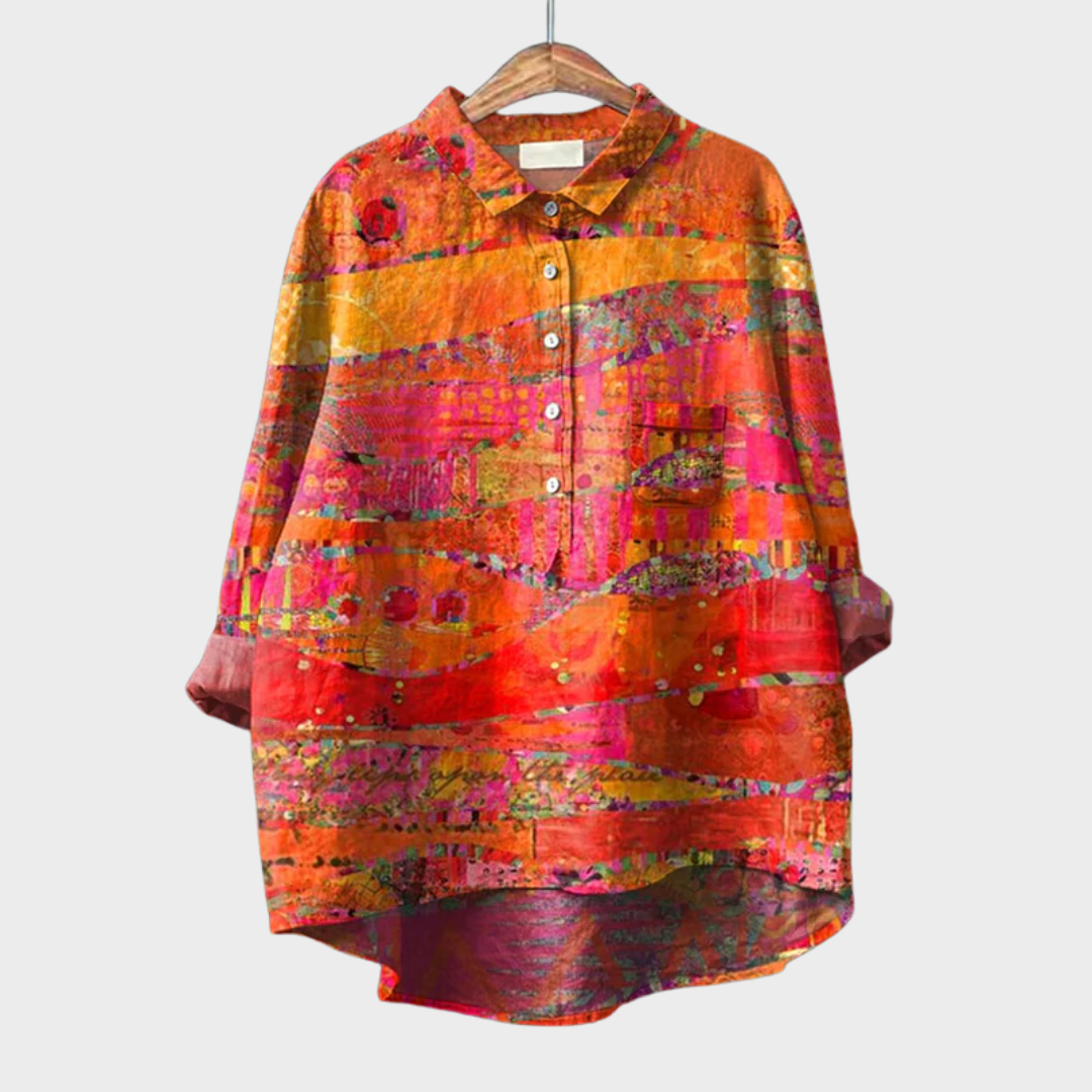 Mia Potsdam | Elegante Sommerbluse in Orange