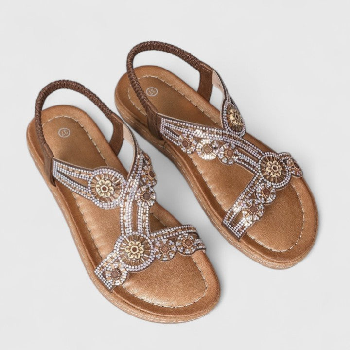 Sieglinde Lübeck | Orthopädische Komfortsandalen in Braun