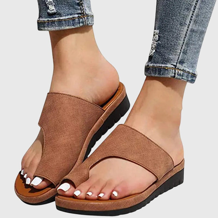 Frieda Celle | Orthopädische Sandalen in Gelb