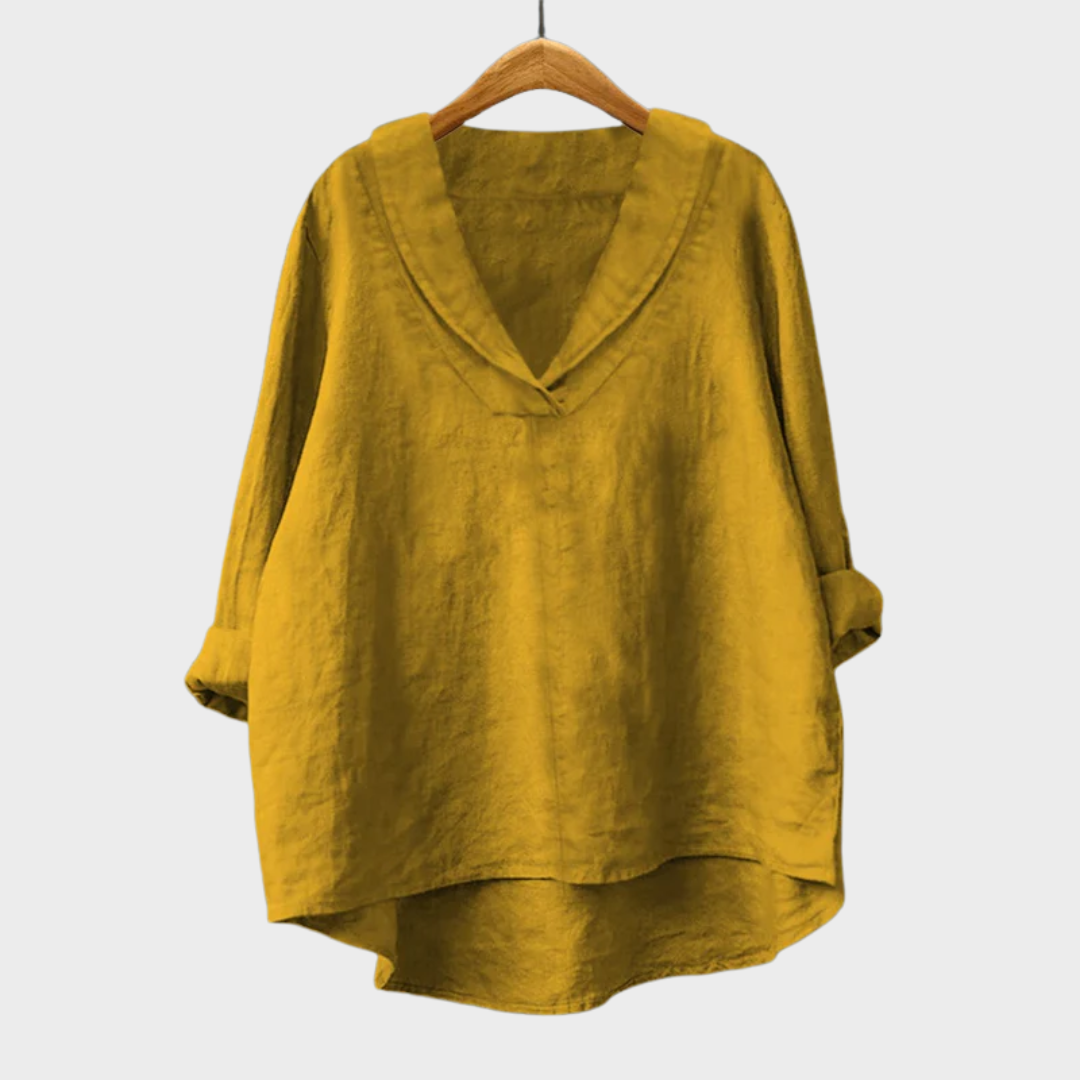 Ottilie Celle | Elegante Sommerbluse in Gelb