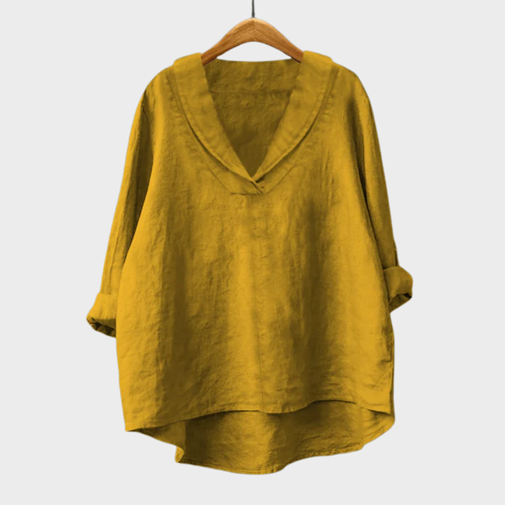 Ottilie Celle | Elegante Sommerbluse in Gelb