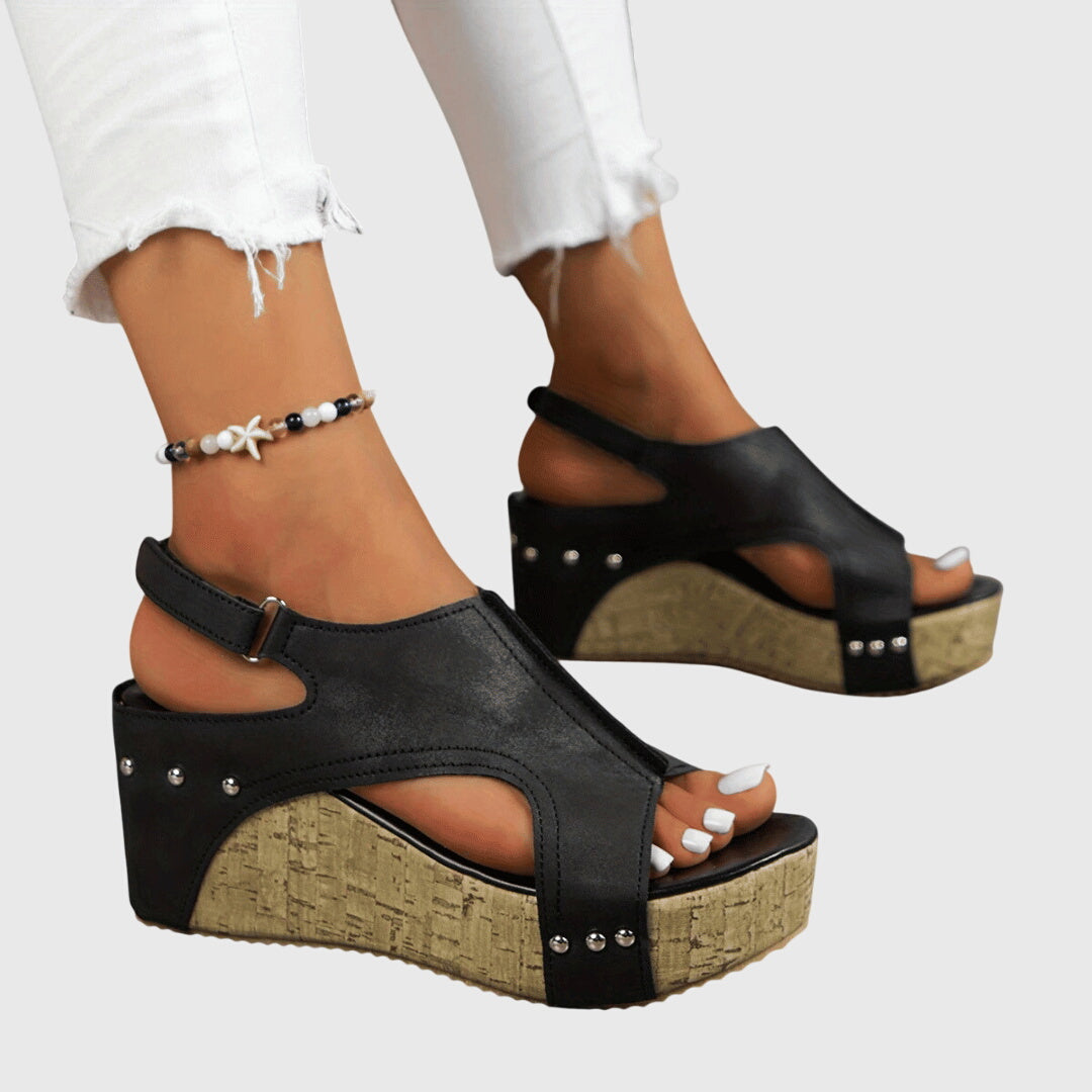 Luise Wismar | Schicke Orthopädische Sandalen in Beige