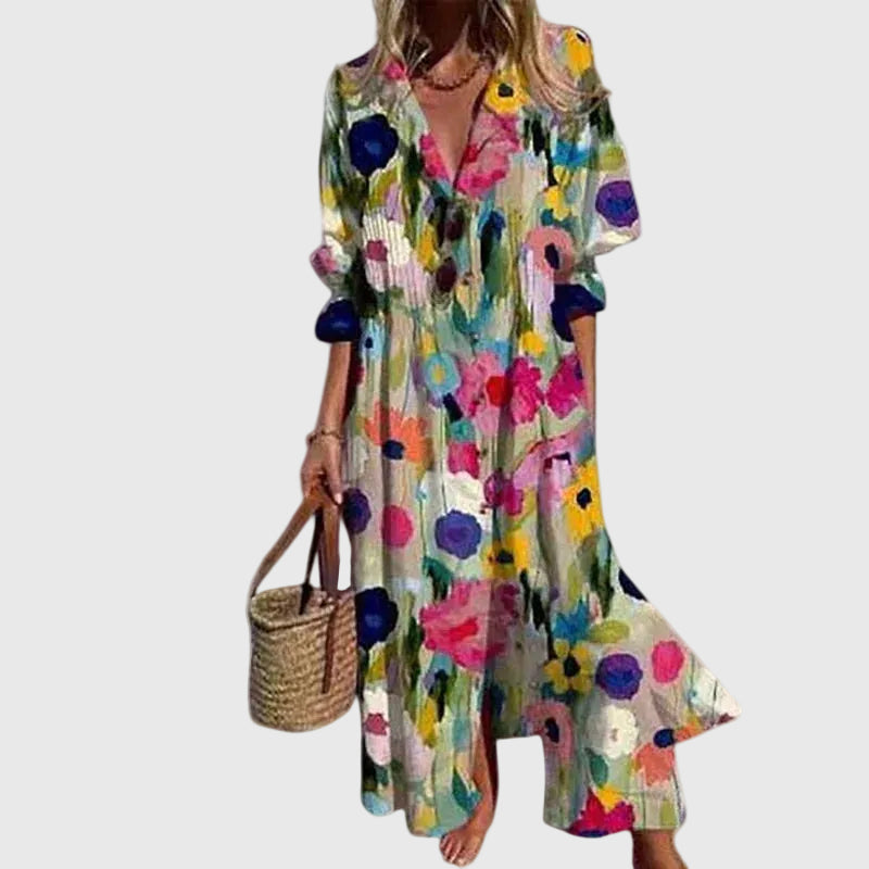 Leonie Marburg | Elegantes Maxikleid im Boho-Stil
