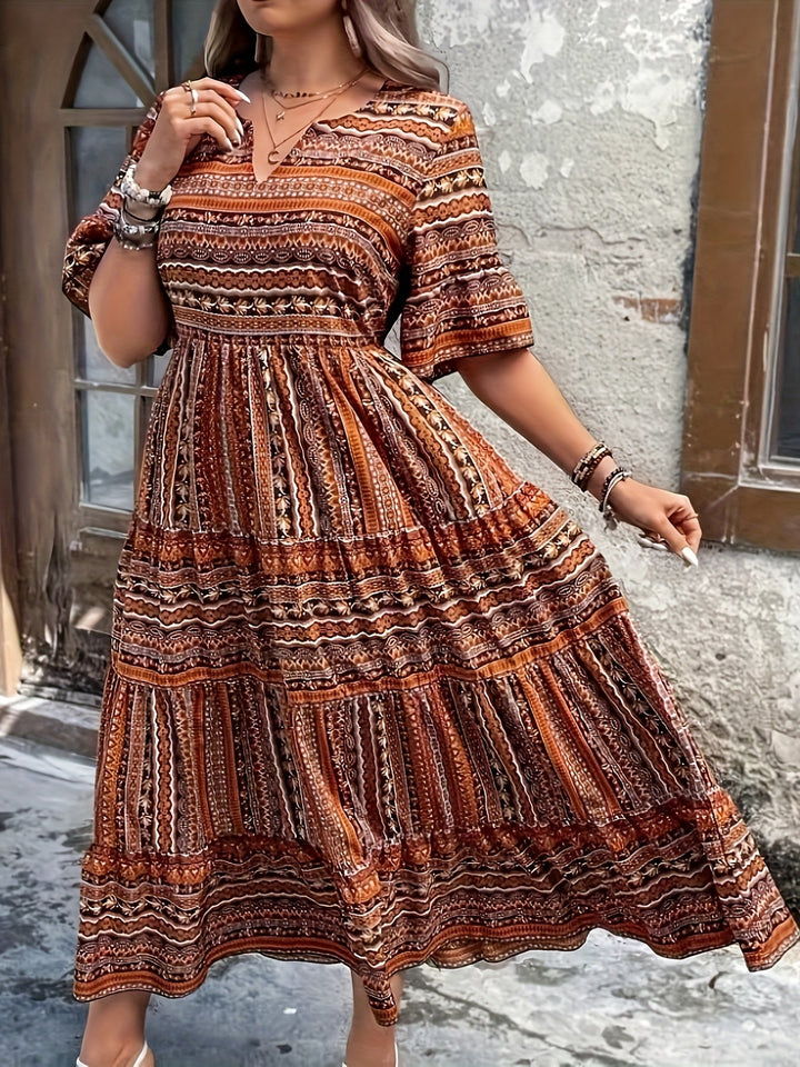 Irmgard Worms | Fließendes Ethno-Kleid