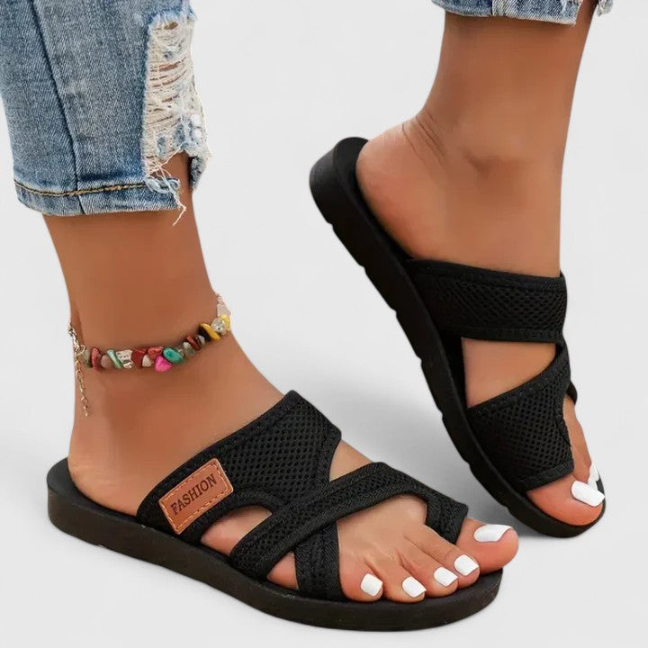 Greta Regensburg | Orthopädische Komfortsandalen in Schwarz