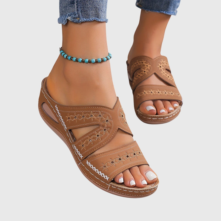 Isolde Meissen | Elegante Orthopädische Sandalen in Blau