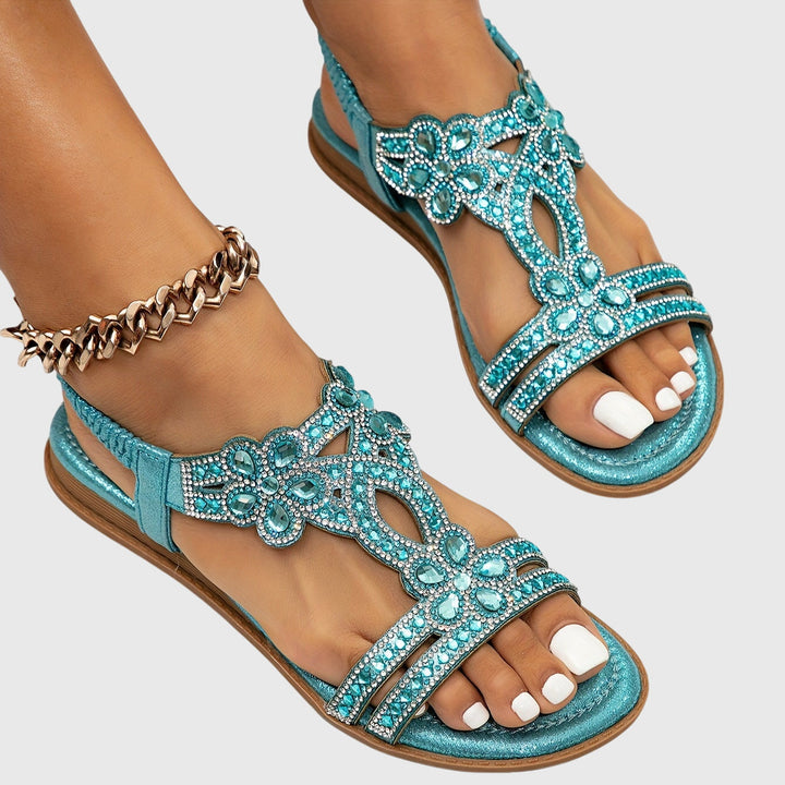 Gudrun Potsdam | Elegante Orthopädische Sandalen in Blau