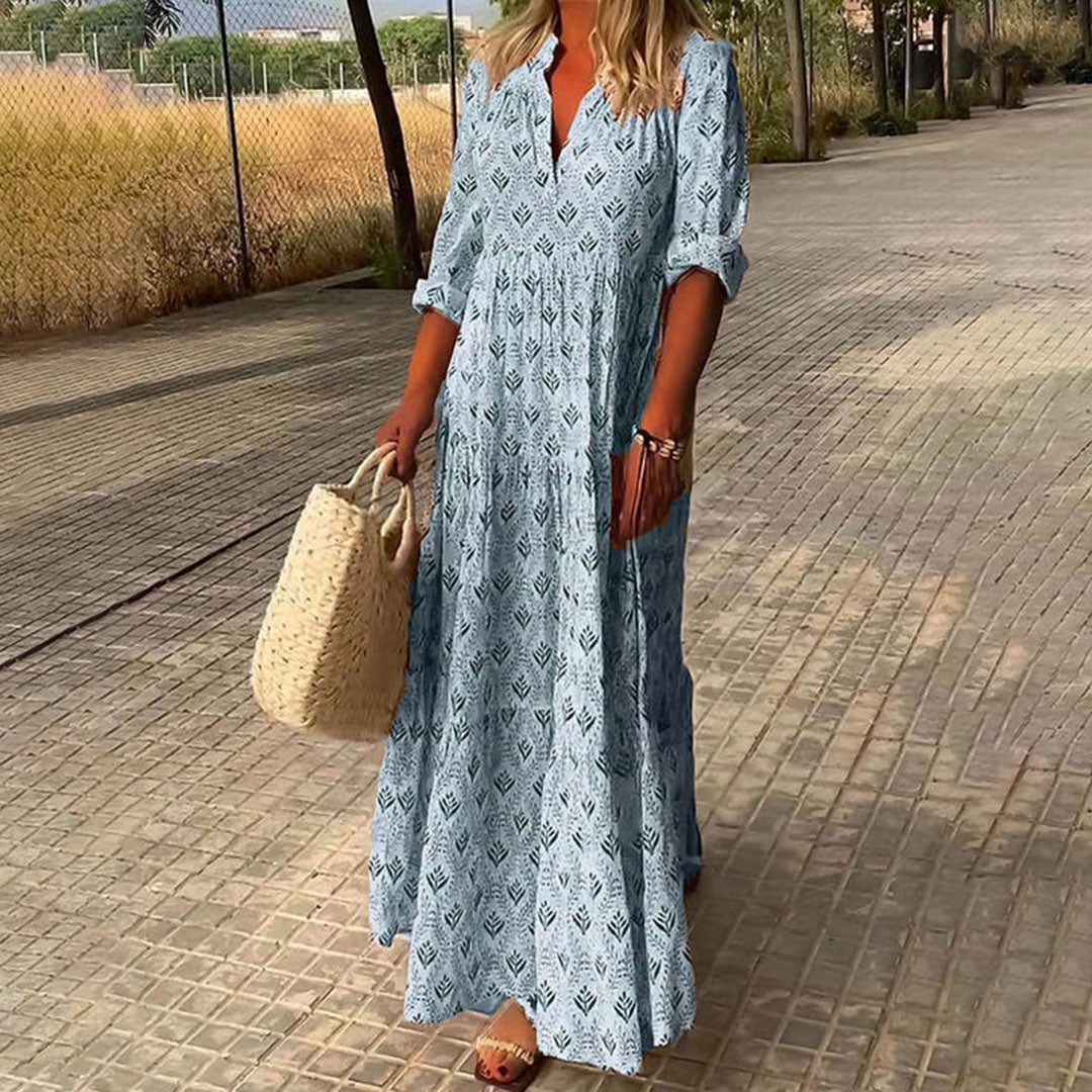 Rosalie Marburg | Boho Kleid in Blau