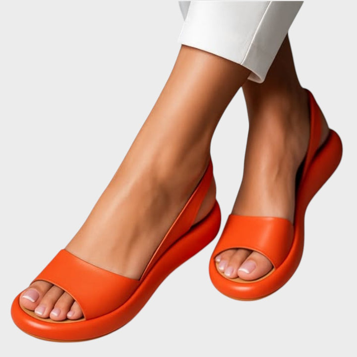 Emma Schwerin | Elegante Orthopädische Sandalen in Gelb