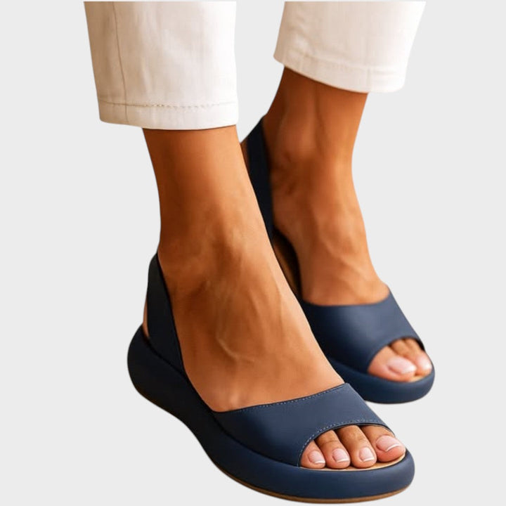 Emma Schwerin | Elegante Orthopädische Sandalen in Gelb