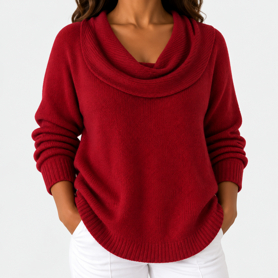 Cowl Neck Jumper for Women