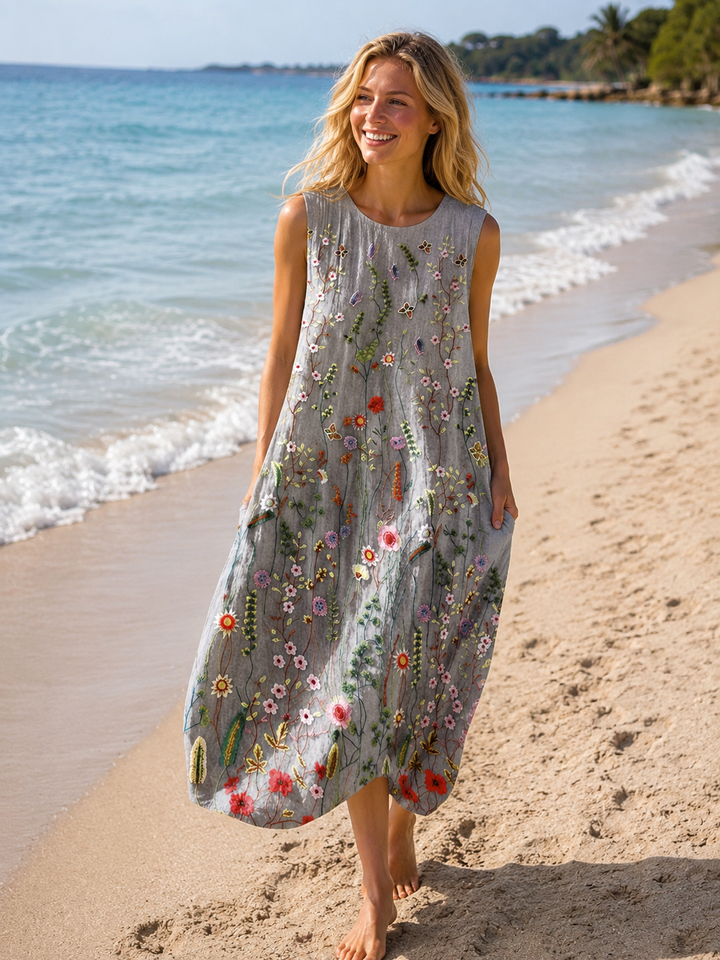 Emilienne | Legeres Midikleid