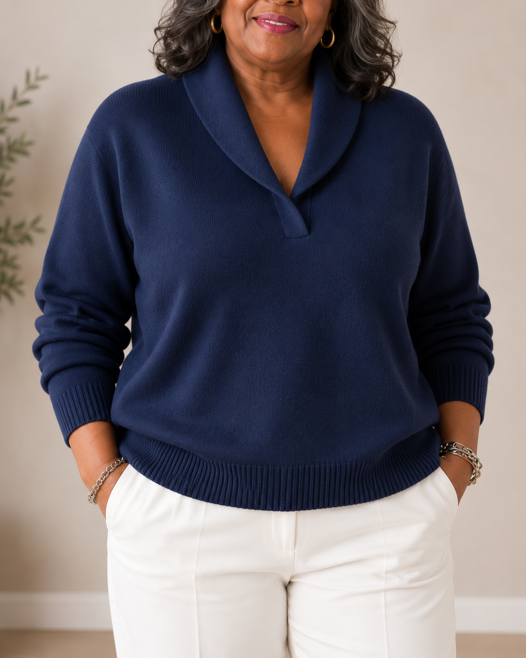 Cosy V-Neck Jumper for Women