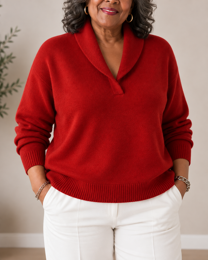 Cosy V-Neck Jumper for Women