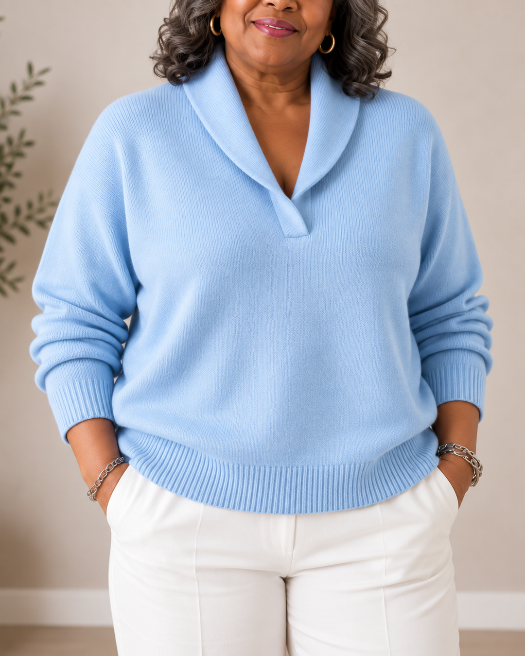 Cosy V-Neck Jumper for Women