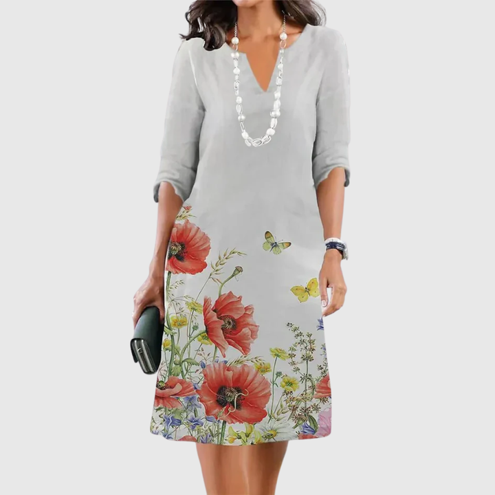 Wilhelmine Trier | Floraler Stufenkleid