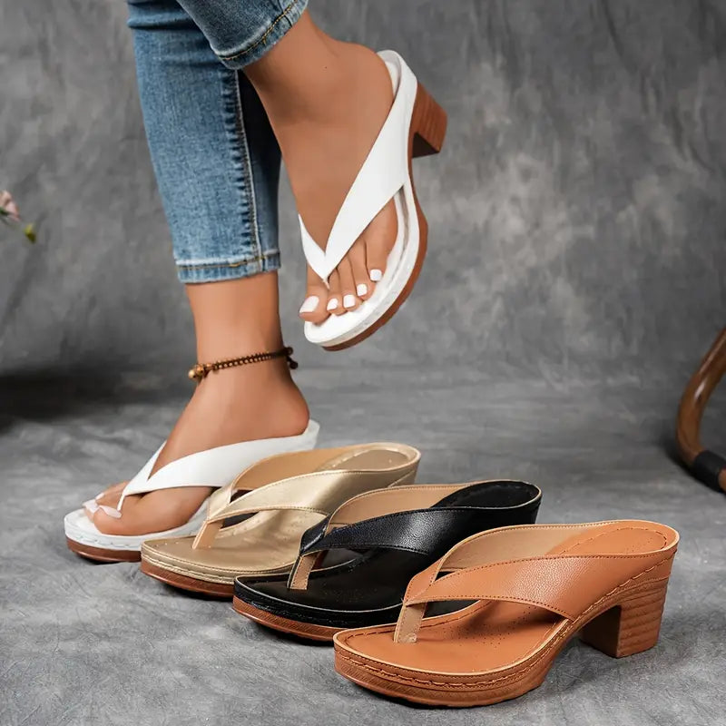 Ida Wismar | Elegante Orthopädische Sandalen in Gold