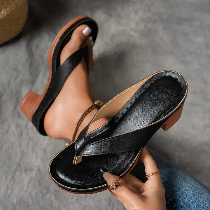 Ida Wismar | Elegante Orthopädische Sandalen in Gold