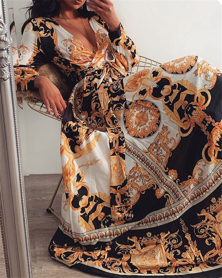 Paulina Görlitz | Boho Bedrucktes Kleid