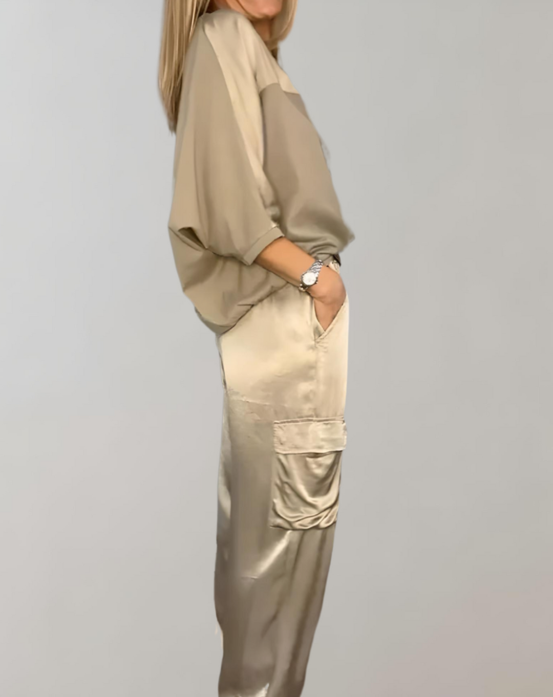 Amalia Meissen | Lounge-Set Cargo Seide
