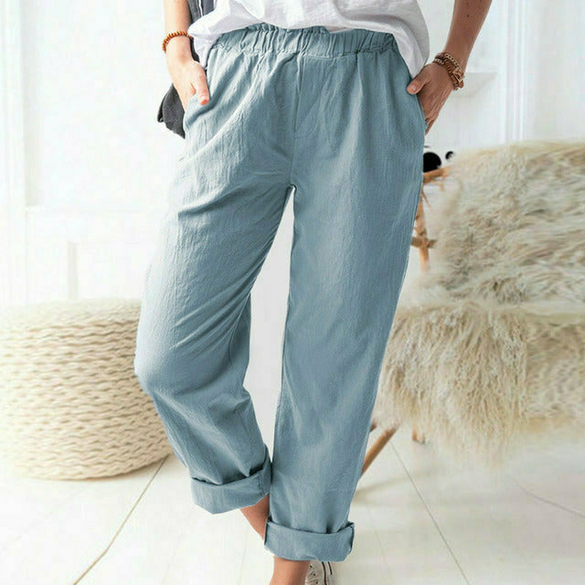 Mia Wismar | Hose mit Weicher Struktur