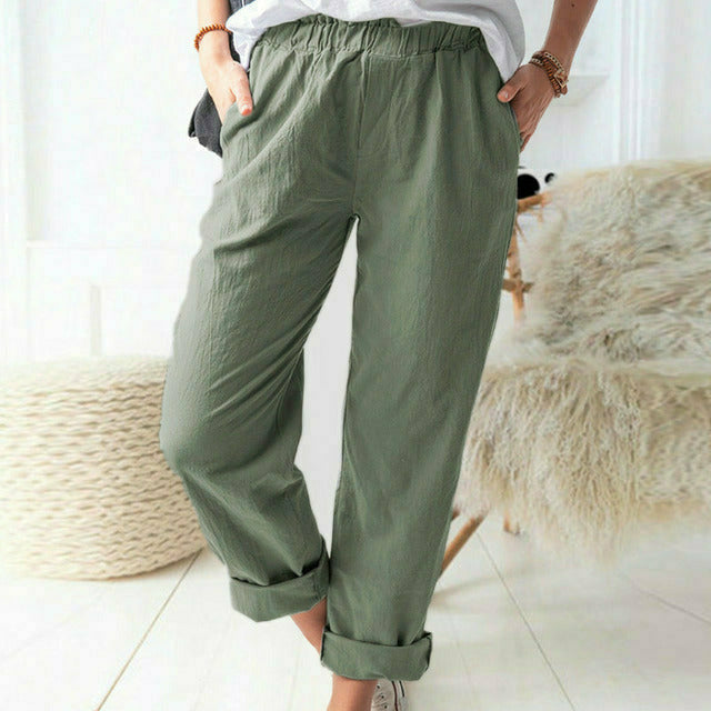 Mia Wismar | Hose mit Weicher Struktur