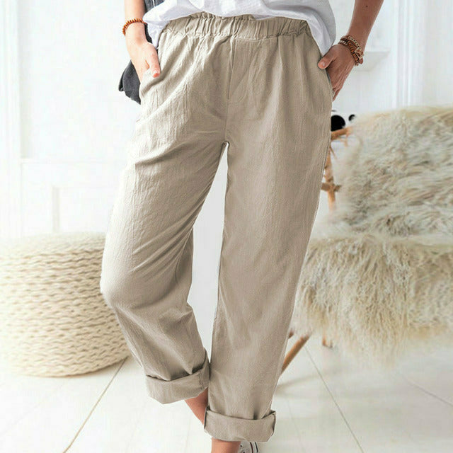 Mia Wismar | Hose mit Weicher Struktur