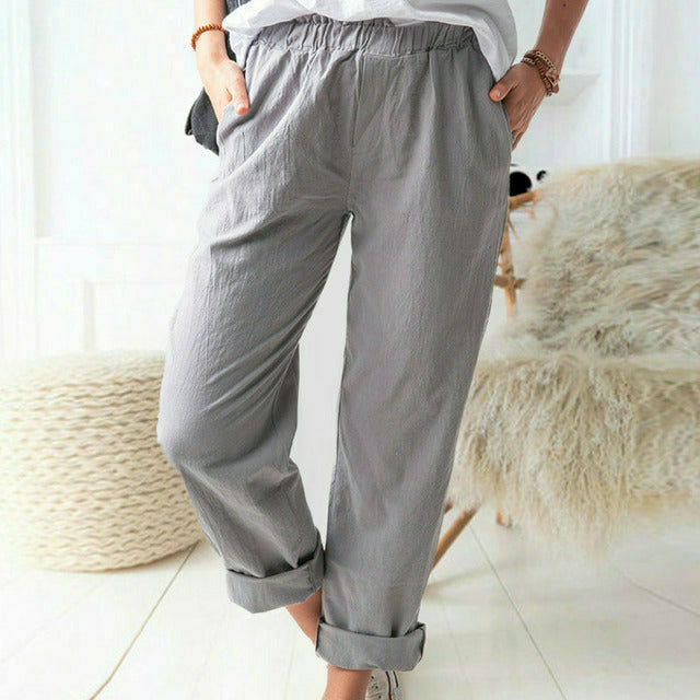 Mia Wismar | Hose mit Weicher Struktur