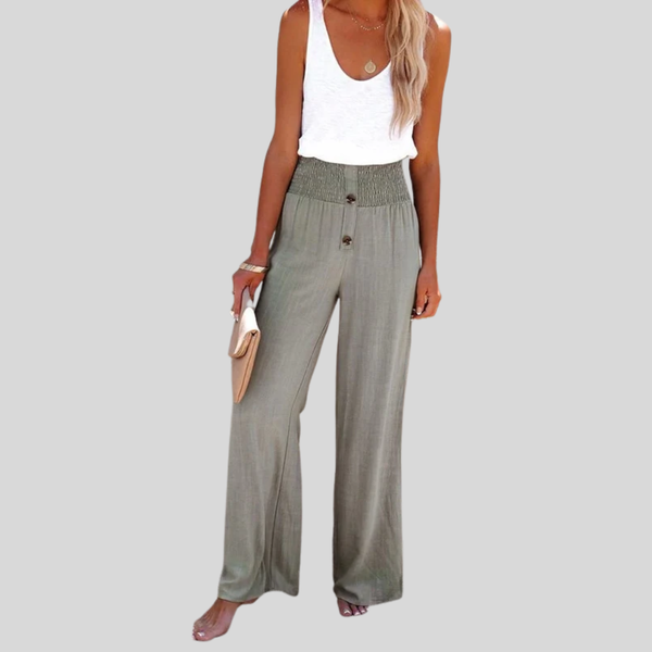 Hildegard Aachen | Hochtaillierte Lockere Hose