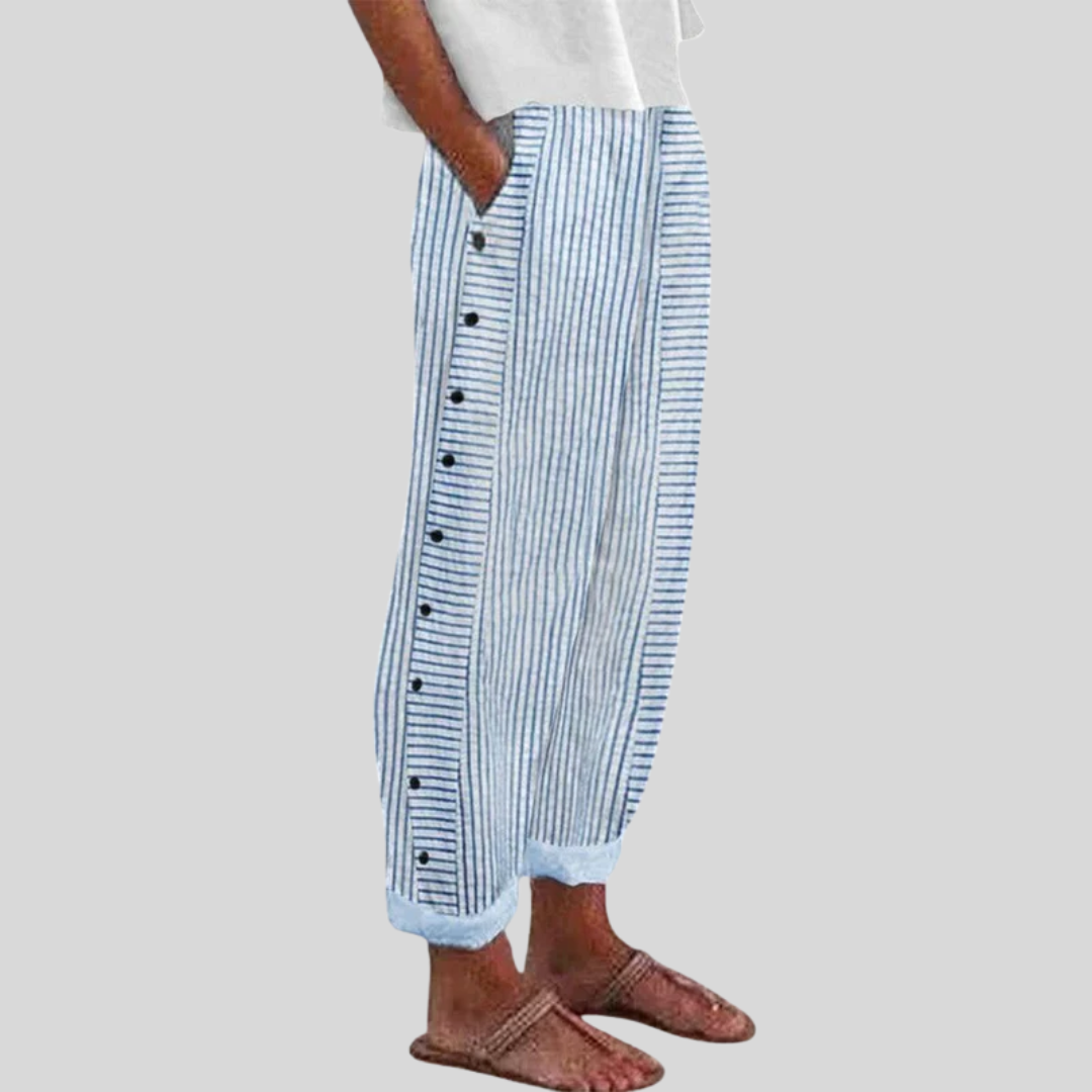 Irmgard Aachen | Elegante Hosen für Frauen in Blau
