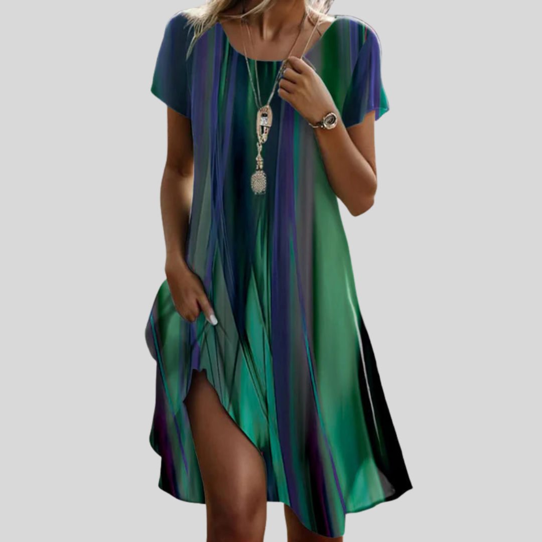 Johanna Wernigerode | Gradient Boho Lässiges Kleid